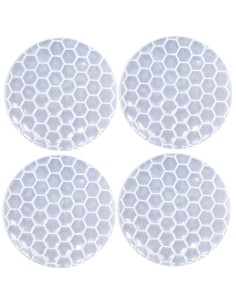 WHITE ROUND STICKERS