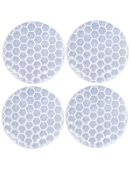 WHITE ROUND STICKERS