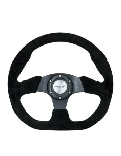 VOLANTE SPORTIVO DIAM.330 IN CAMOSCIO NERO/ SPORT