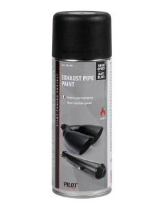 VERNICE SPECIALE PER MARMITTE 400ML, NERO OPACO