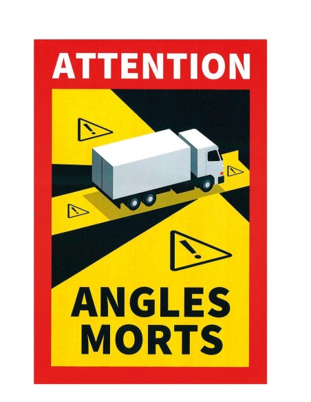 CONTRASSEGNO MAGNETICO ANGOLO MORTO PER CAMION,NOR