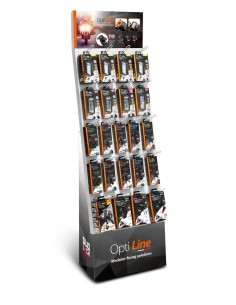 ESPOSITORE DA TERRA OPTILINE CON TESTATA MOTO/CICL