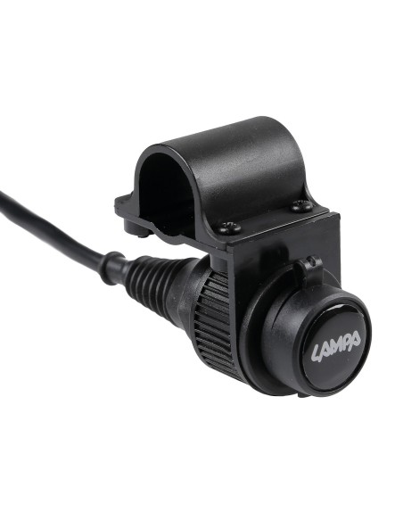 PRESA ACCENDISIGARI CON FISSAGGIO A MANUBRIO MOTO