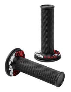 CP.MANOPOLE DONUT OFF-GRIP NERE CON DONUT ROSSO