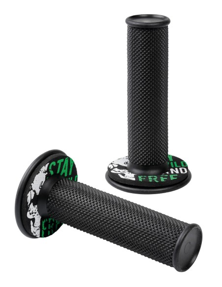 CP.MANOPOLE DONUT OFF-GRIP NERE CON DONUT VERDE