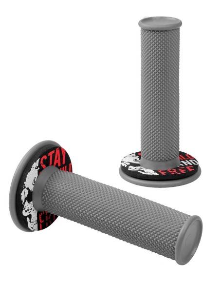 CP.MANOPOLE DONUT OFF-GRIP GRIGIE CON DONUT ROSSO
