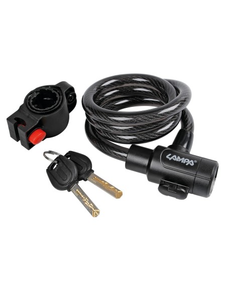 CAVO ANTIFURTO CON LED ASPER 12 MM SEZ X 100 CM