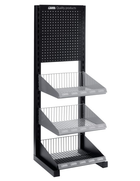 DISPLAY IBRIDO 3 CESTE + PARETE FORATA 500 500 140