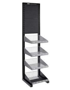 DISPLAY IBRIDO 4 CESTE + PARETE FORATA 500 500 200