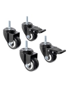 SET 4 RUOTE PER DISPLAY CARRELLABILI