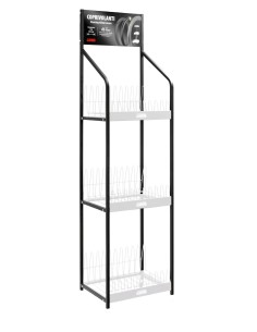 KIT PALI + TESTATA PER DISPLAY COPRIVOLANTI