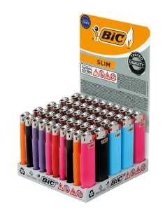BIC J23 PZ.50 SLIM ACCENDINI TRADIZIONALI VASSOIO