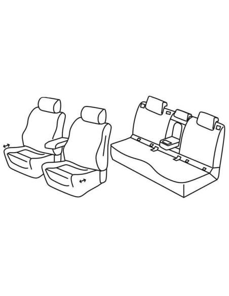 FOD.SUPERIOR BEIGE SU ORD. VOLVO XC40 17 in poi