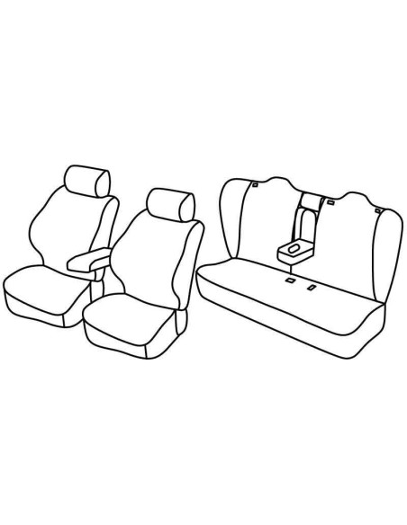 FOD.SUPERIOR NERO/BLU SU ORD. TESLA MODEL 3 4P 19 in poi