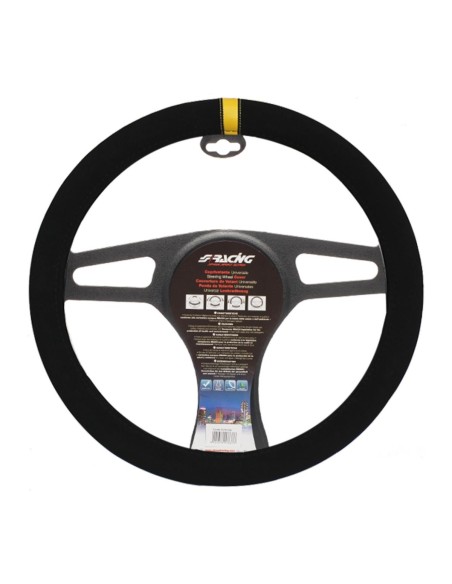 COPRIVOLANTE CARRERA LOOK MICROFIBRA NERA INS