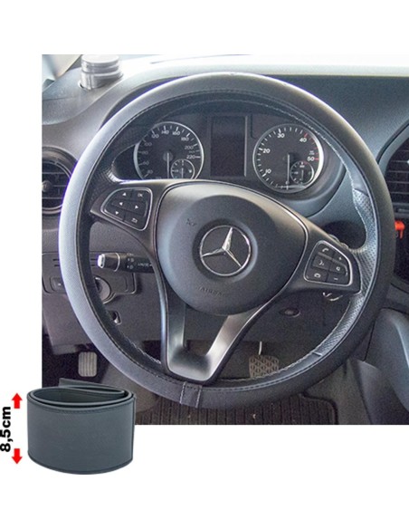 COPRIVOLANTE UNIVERSALE SOFT SKIN MICOROFORATO NER