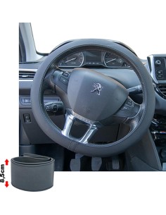 COPRIVOLANTE UNIVERSALE SOFT SKIN MICOROFORATO NER