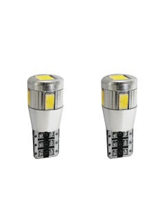 KIT 2 LAMPADINE A 6 CHIP LED/6 HIGH BRIGHTNESS CHI