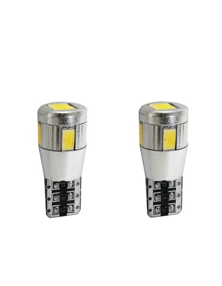 KIT 2 LAMPADINE A 6 CHIP LED/6 HIGH BRIGHTNESS CHI