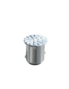 360? LAMPADINA A 22 LED 12V (BASE BAY15D) PER LUCE