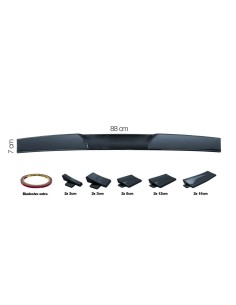 SPOILER ADESIVO DA BAULE CARBON LOOK / ADHESIVE CA