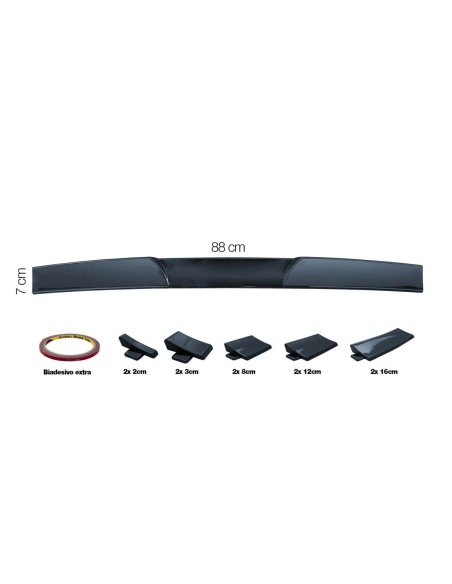 SPOILER ADESIVO DA BAULE CARBON LOOK / ADHESIVE CA