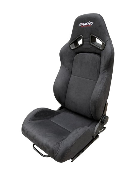 CHARLES SEDILE SPORTIVO IN VELLUTO NERO / NERO/BLA