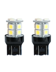 CP.LAMPADE 12V T20 21/5W LED BIANCO SIMONI RACING