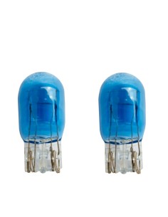 KIT 2 LAMPADE T20 21/5W DOPPIO FILAMENTO LIGHT BLU