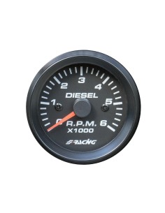 BLACK LINE CONTAGIRI 0-6000 RPM PER DIESE / TACHOM