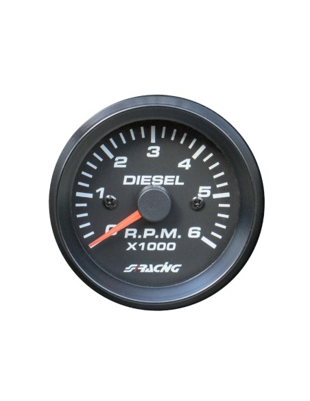 BLACK LINE CONTAGIRI 0-6000 RPM PER DIESE / TACHOM