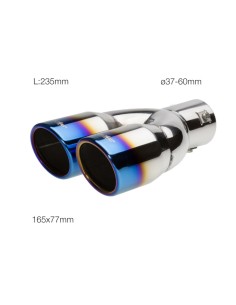 TERMINALINO DOPPIO ROTONDO-INCLINATO / DOUBLE ROUN