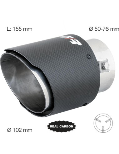 LUNGHEZZA TERMINALE / TIP LENGTH: 155 MM.