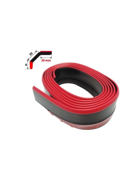 SPOILER ADESIVO DA BAULE PVC NERO/ TRUNK ADHESIVE