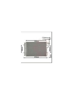 CONDENSATORE HYUNDAI IX20 (JC) 1.4 - KIA -