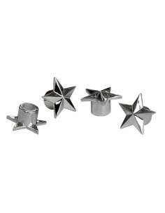 CAPPUCCI VALVOLA CHROME STAR OUTLET