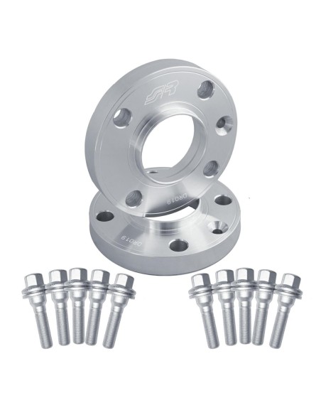 2 DISTANZIALI ALLUMINIO 20MM 4X108 65,1 CON BULLON