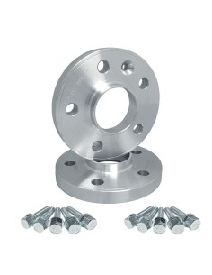 2 DISTANZIALI ALLUMINIO 16MM 5X130 CON BULLONERIA