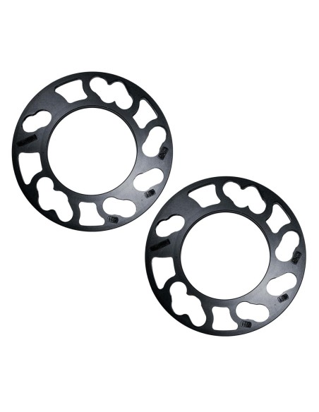 2 DISTANZIALI ALLUMINIO 5MM 5/100/112 4/100 M14 1,