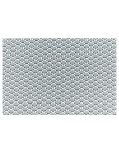 GRIGLIA SPORTIVA MAGLIA STRETTA 125X20cm.ALLUMINIO