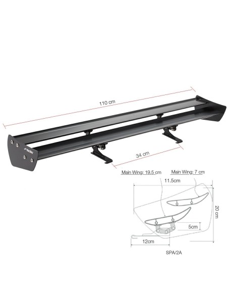 ALETTONE POST.IN ALLUM.DA TETTO EVOTECH