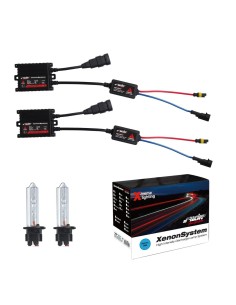 KIT XENON H1 6000K NORMAL SLIM BALLAST OUTLET