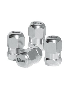 KIT 4 CAPPUCCI VALVOLA ARGENTO