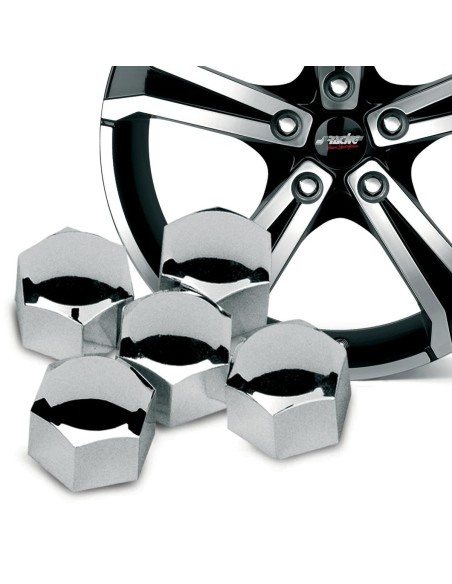 KIT 20 COPRIBULLONI CROMATI CH.19