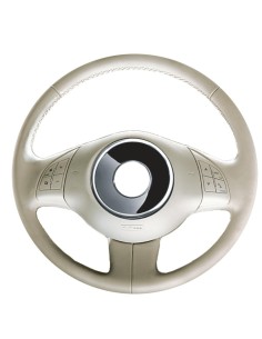COPRIVOLANTE FIAT 500'07 in poi PELLE BEIGE
