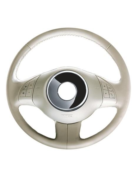 COPRIVOLANTE FIAT 500'07 in poi PELLE BEIGE