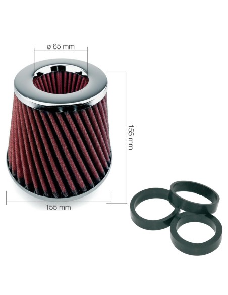 FILTRO ARIA UNIV.D.77 ELICOIDALE