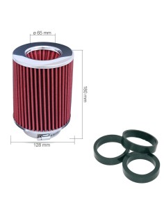 FILTRO ARIA UNIV.D 77 DOPPIO CONO