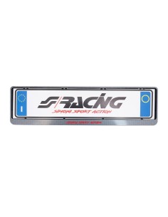 PORTATARGA POSTERIORE CARBON LOOK