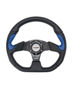 VOLANTE X2 POLYPELLE POLIURETANO NERO/PELLE